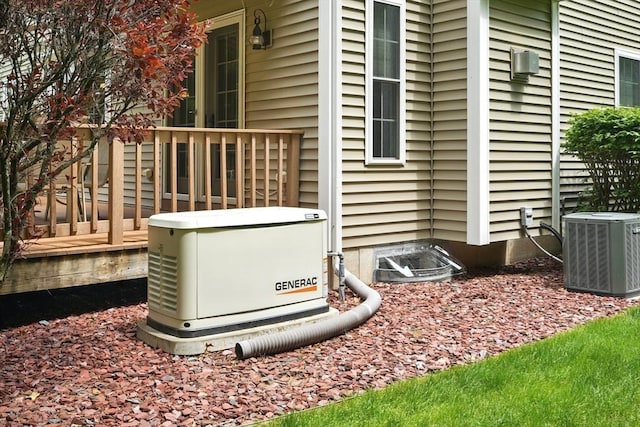 167 Orchard Rd, East Longmeadow, MA 01028 - exterior view of a power unit and central AC