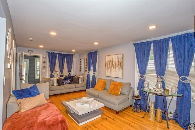 37 Border St, Springfield, MA 01104 - living area with wood finished floors and recessed lighting