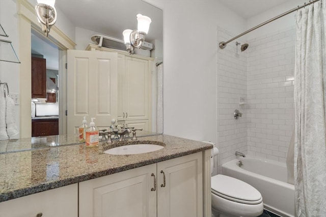 19 Woodbine St Unit B, Newton, MA 02466 - full bath featuring vanity, shower / tub combo, and toilet