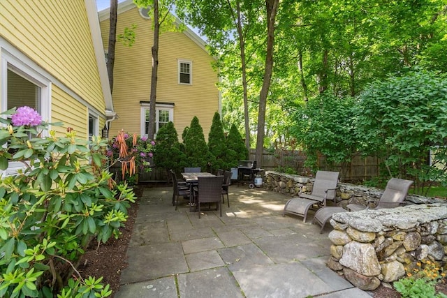 19 Woodbine St Unit B, Newton, MA 02466 - view of patio with outdoor dining space