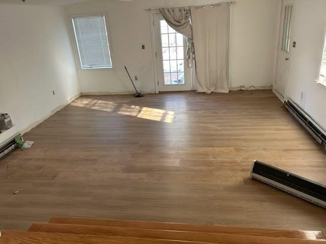 interior space featuring wood finished floors