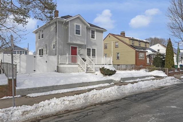 view of front of home