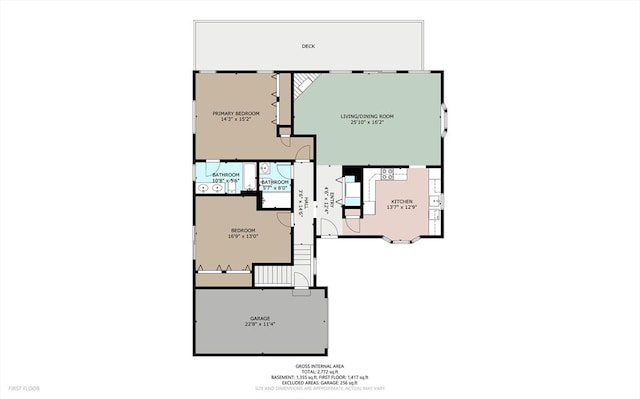 501 Lexington St Unit 105, Waltham, MA 02452 - property floor plan