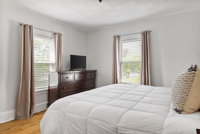 61 Elm St Unit 61, Andover, MA 01810 - bedroom featuring light wood-style floors and multiple windows