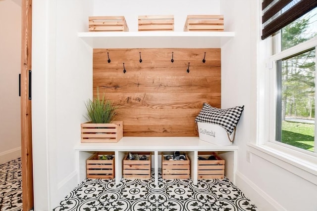 30 Indian Cove Rd, Marion, MA 02738 - mudroom featuring baseboards