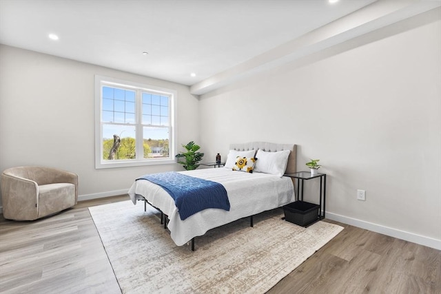 43-47 Fremont Unit 7, Boston, MA 02126 - bedroom featuring recessed lighting, baseboards, and light wood-type flooring