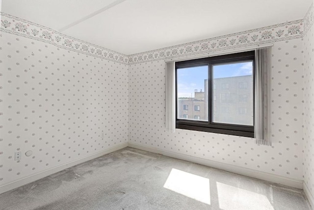 73 Broad Reach Unit T77C, Weymouth, MA 02191 - carpeted spare room with wallpapered walls and baseboards