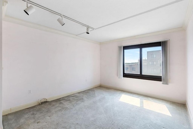 73 Broad Reach Unit T77C, Weymouth, MA 02191 - carpeted spare room with crown molding and track lighting