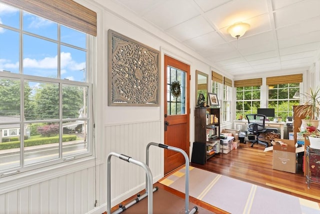 965 Greenville Ave, Smithfield, RI 02828 - workout room with wood finished floors