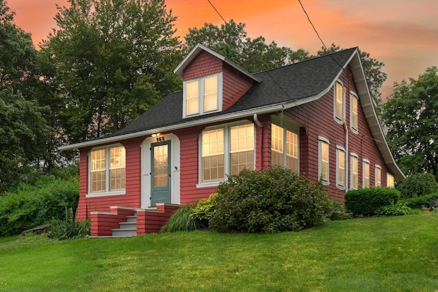 965 Greenville Ave, Smithfield, RI 02828 - bungalow featuring a front lawn and a shingled roof