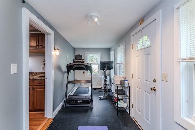 15 Ryan Rd, Northampton, MA 01062 - exercise area with baseboards