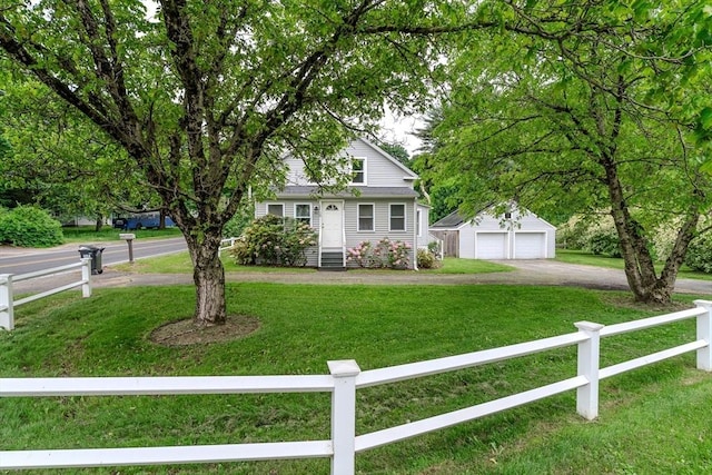 15 Ryan Rd, Northampton, MA 01062 - view of front of property featuring an outdoor structure and a garage
