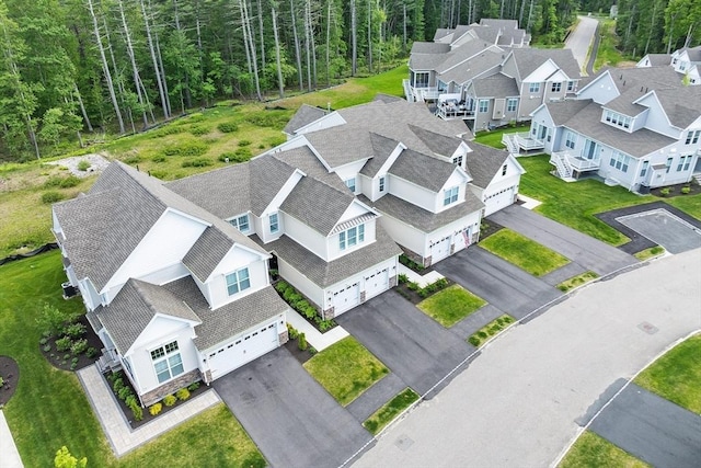 27 Richardson Dr Unit 27, Millis, MA 02054 - aerial perspective of suburban area with a heavily wooded area