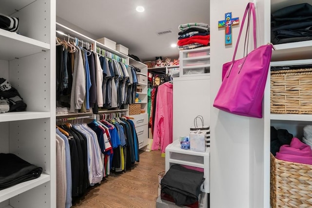 94 Webster Unit 94, Newton, MA 02465 - walk in closet featuring wood finished floors