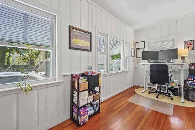 46 Converse Ave Unit 1, Malden, MA 02148 - home office featuring a decorative wall and wood-type flooring