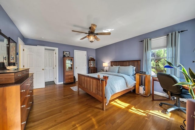 28 Sewall St, Shrewsbury, MA 01545 - bedroom featuring wood finished floors and ceiling fan
