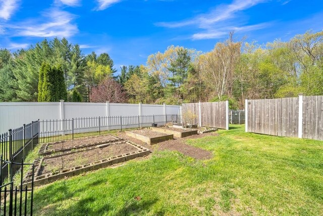 28 Sewall St, Shrewsbury, MA 01545 - view of yard with a vegetable garden