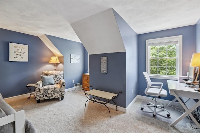 35 Michael Way Unit 29, Andover, MA 01810 - office area featuring carpet floors and lofted ceiling