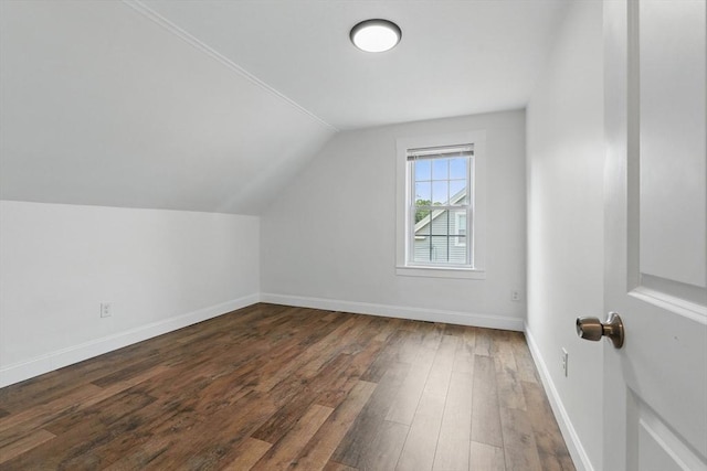 399 N Main St, Salem, NH 03079 - additional living space featuring wood finished floors, baseboards, and vaulted ceiling