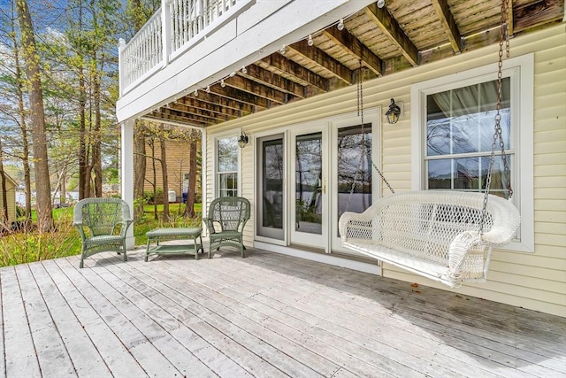 view of deck