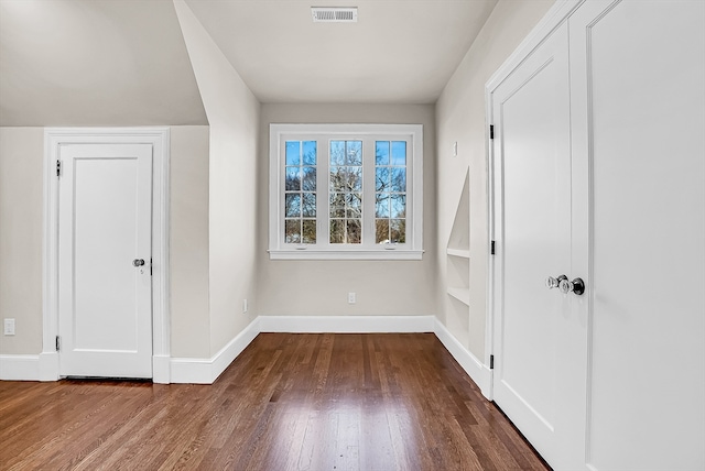 interior space with wood-type flooring