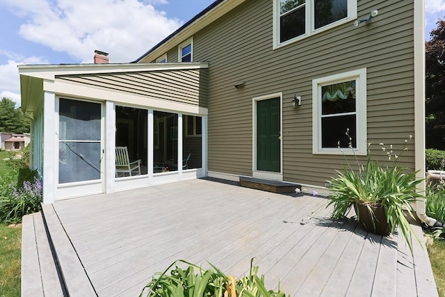 15 Amys Way, Franklin, MA 02038 - deck with a sunroom