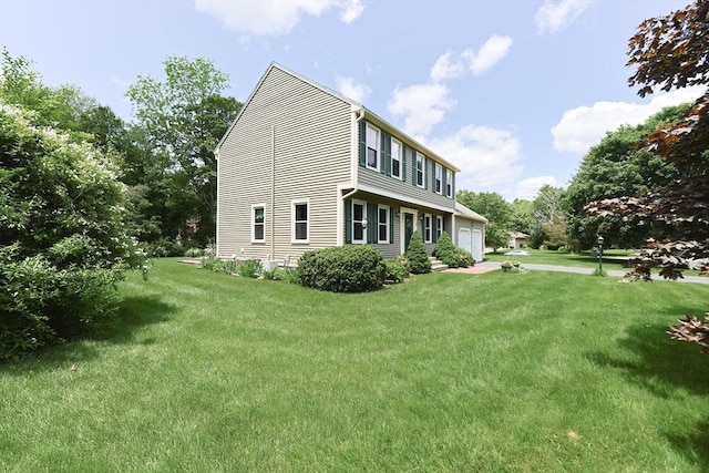 15 Amys Way, Franklin, MA 02038 - view of home's exterior with a lawn and a garage