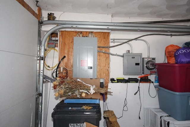 utility room featuring electric panel