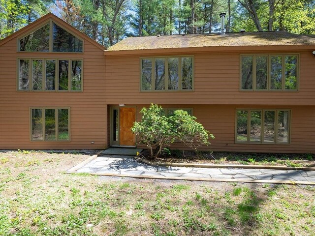 104 Tower Rd, Lincoln, MA 01773 - view of rear view of house
