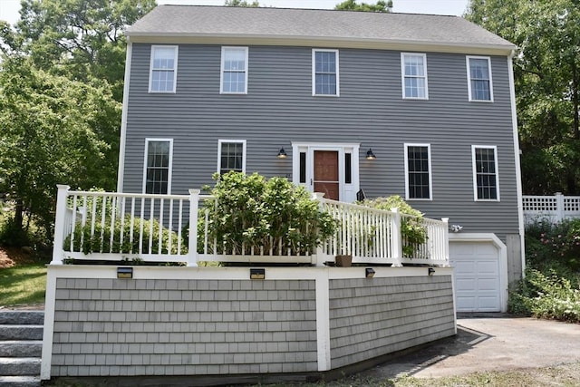 24 Sheppard Rd, Bourne, MA 02562 - back of house featuring an attached garage