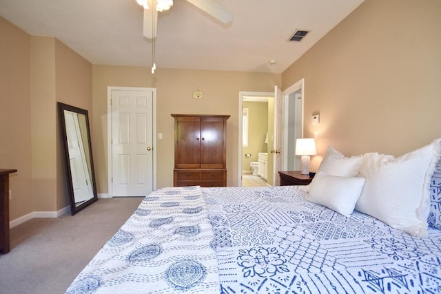 24 Sheppard Rd, Bourne, MA 02562 - bedroom with carpet flooring, ensuite bath, and ceiling fan