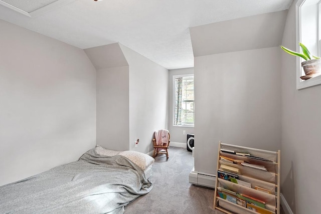 carpeted bedroom with baseboards