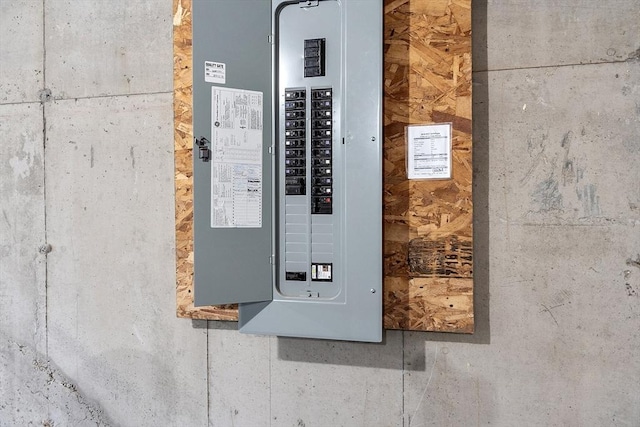 utilities with electric panel