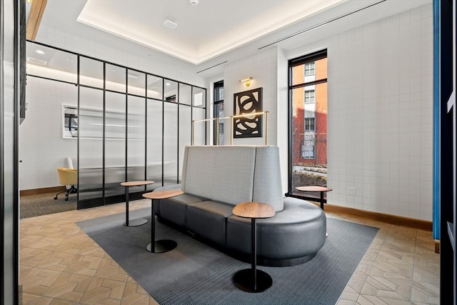 view of community lobby
