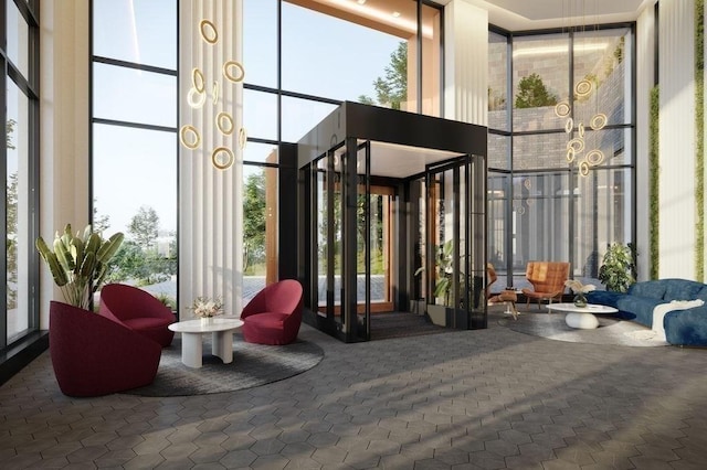 view of community lobby