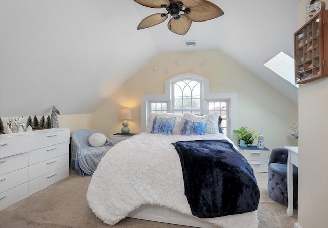 14 Lewis St, Hull, MA 02045 - bedroom with carpet floors, lofted ceiling, and a ceiling fan