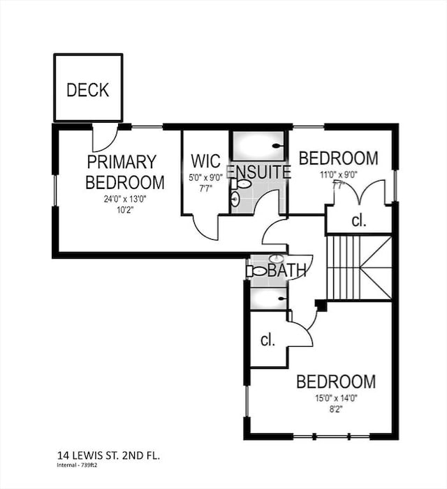 14 Lewis St, Hull, MA 02045 - property floor plan