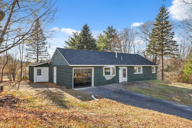 view of ranch-style home