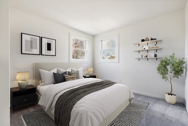 bedroom with carpet flooring