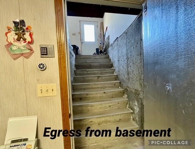 view of stairs