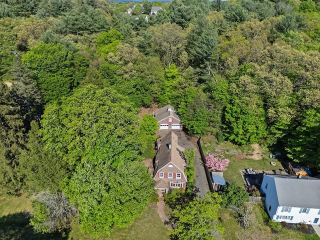 676 Salem St, Groveland, MA 01834 - drone / aerial view of a heavily wooded area