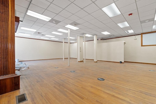 104 Pleasant St, Worcester, MA 01609 - spare room featuring wood finished floors and baseboards
