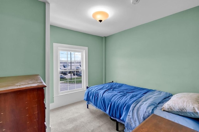 bedroom featuring carpet flooring