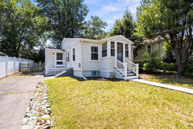 19 Arlington Rd, Dedham, MA 02026 - view of front of property with entry steps and asphalt driveway