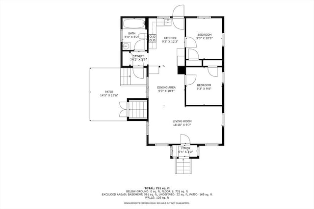 19 Arlington Rd, Dedham, MA 02026 - view of home floor plan