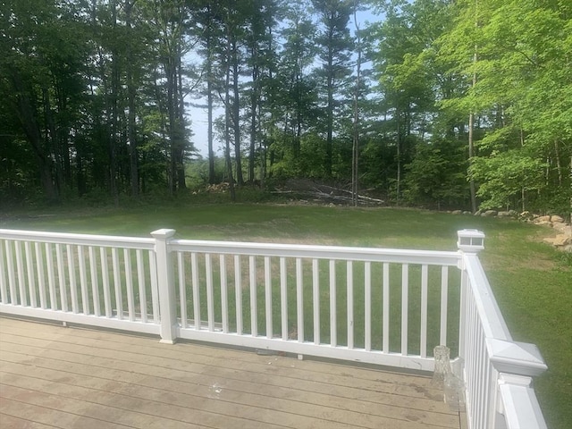 205 Gardner Rd, Hubbardston, MA 01452 - wooden terrace with a yard