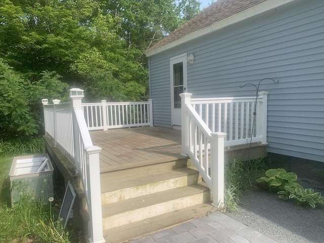 205 Gardner Rd, Hubbardston, MA 01452 - view of wooden deck