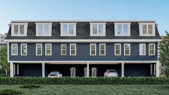 60 Stanley St Unit 102, Boston, MA 02125 - view of front of property featuring mansard roof and roof with shingles