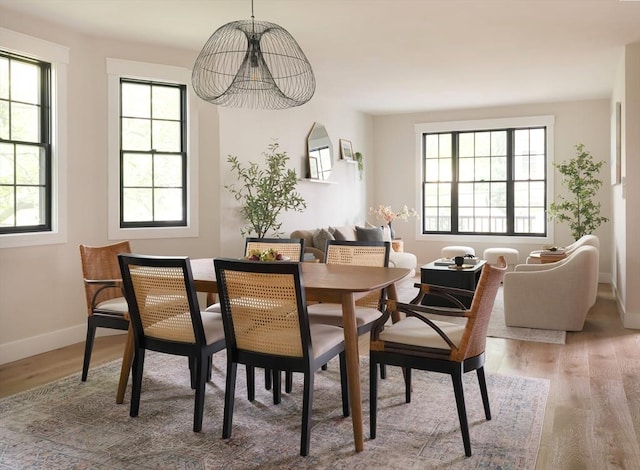 16 Plymouth St Unit 16, Arlington, MA 02476 - dining room with light wood-type flooring and baseboards