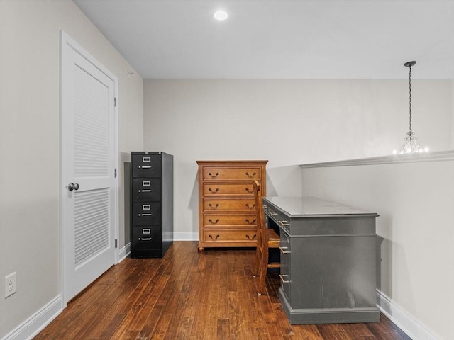 79 Townsend Blvd Unit 79, Westborough, MA 01581 - bedroom featuring dark wood-type flooring and a chandelier